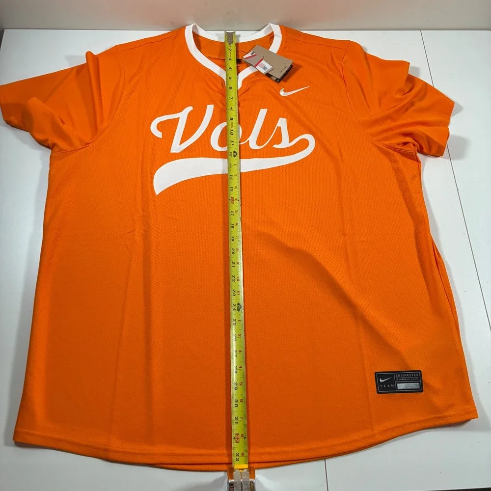 NEW Nike Tennessee Volunteers Baseball Jersey 3XL Orange Vols UNBB-0DV7